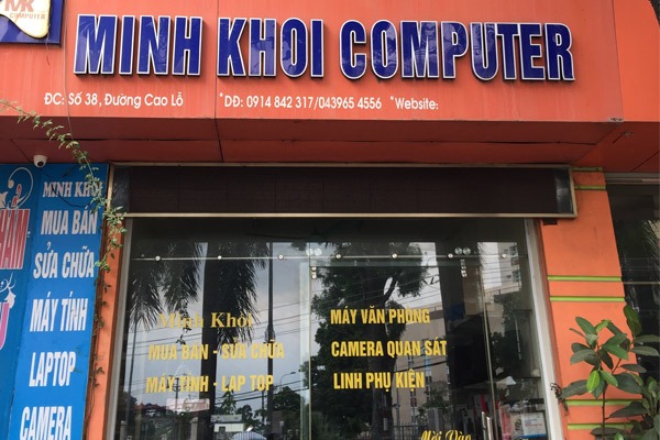 Trải nghiệm dịch vụ tại cửa hàng máy tính Minh Khôi