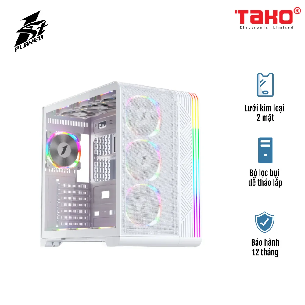 VỎ CASE 1STPLAYER VT7 TRẮNG