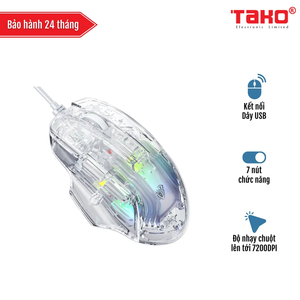 AULA S80 CHUỘT GAMING CÓ DÂY