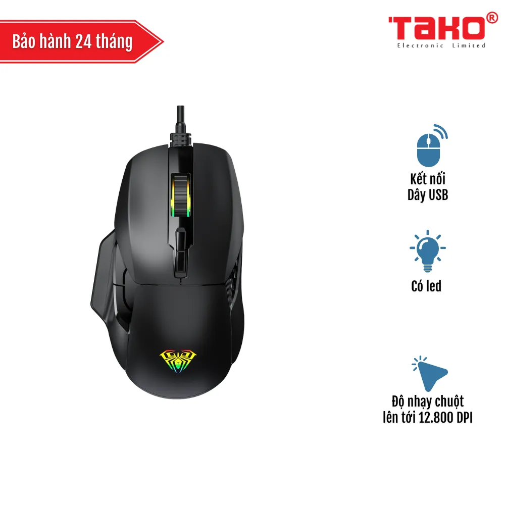 AULA F815 CHUỘT GAMING CÓ DÂY
