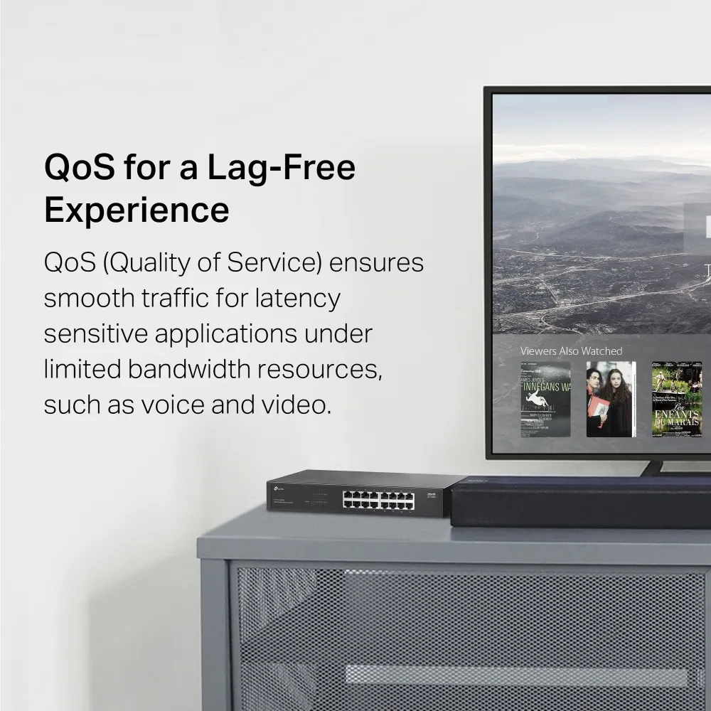 Switch 16 Cổng Gigabit Để Bàn / Gắn Rack 9