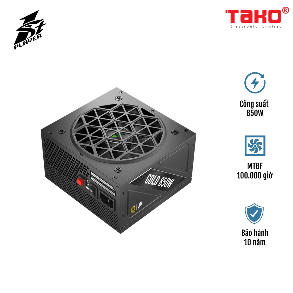 Nguồn máy tính 1STPLAYER NGDP ATX 3.1 GOLD HA-850BA4