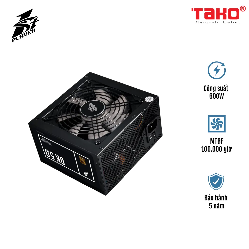 Nguồn máy tính 1STPLAYER DK PREMIUM PS-600AX