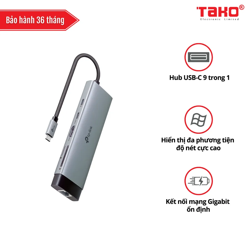 UH9120C Hub USB Type-C 9 Cổng