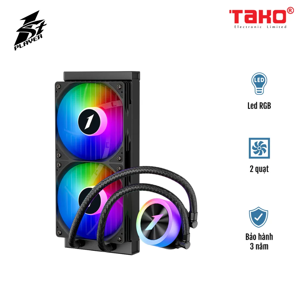 TẢN NHIỆT NƯỚC 1STPLAYER TS1 240 TS1-240-BK