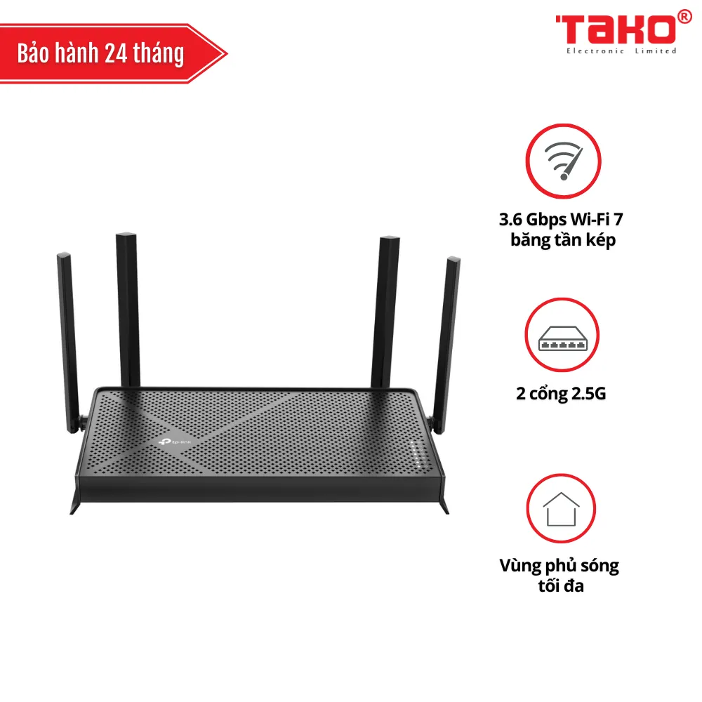 Archer BE230 Wi-Fi 7 đầu tiên tại Việt Nam với chuẩn BE3600 Dual-Band