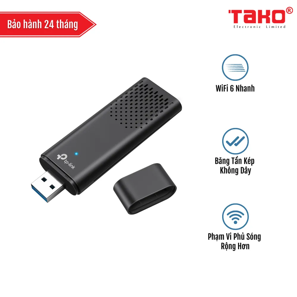 Archer TX20U Bộ Chuyển Đổi USB Không Dây Wi-Fi 6 Băng Tần Kép AX1800