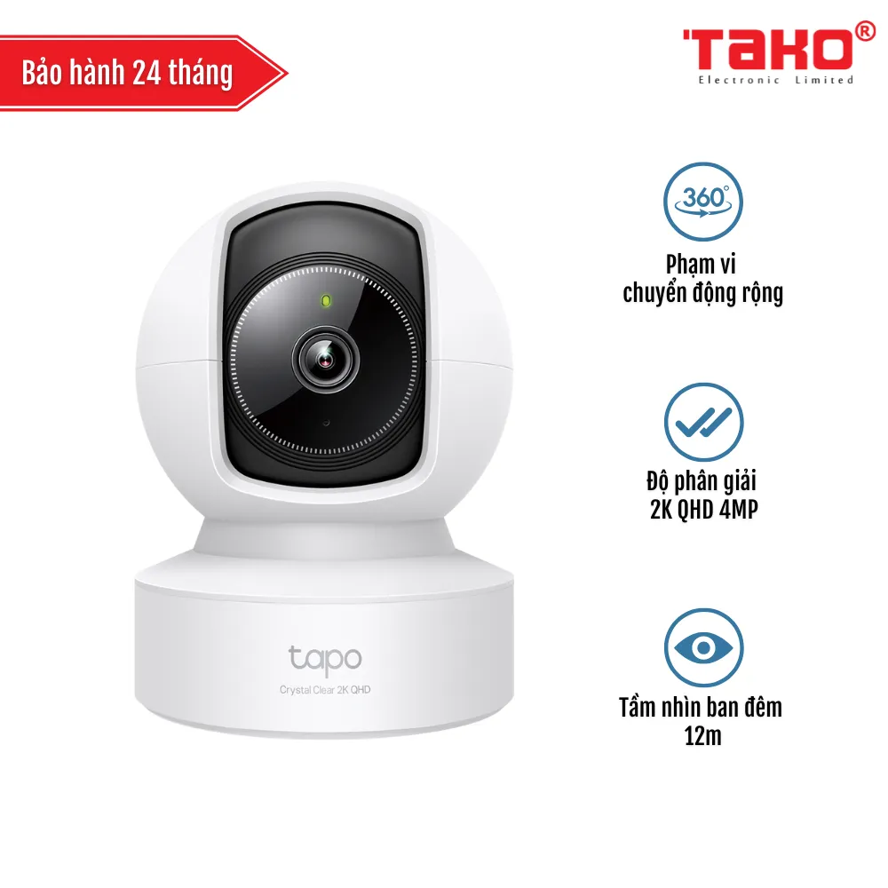 Tapo C222 Camera AI Wi-Fi An Ninh Gia Đình Quay Quét